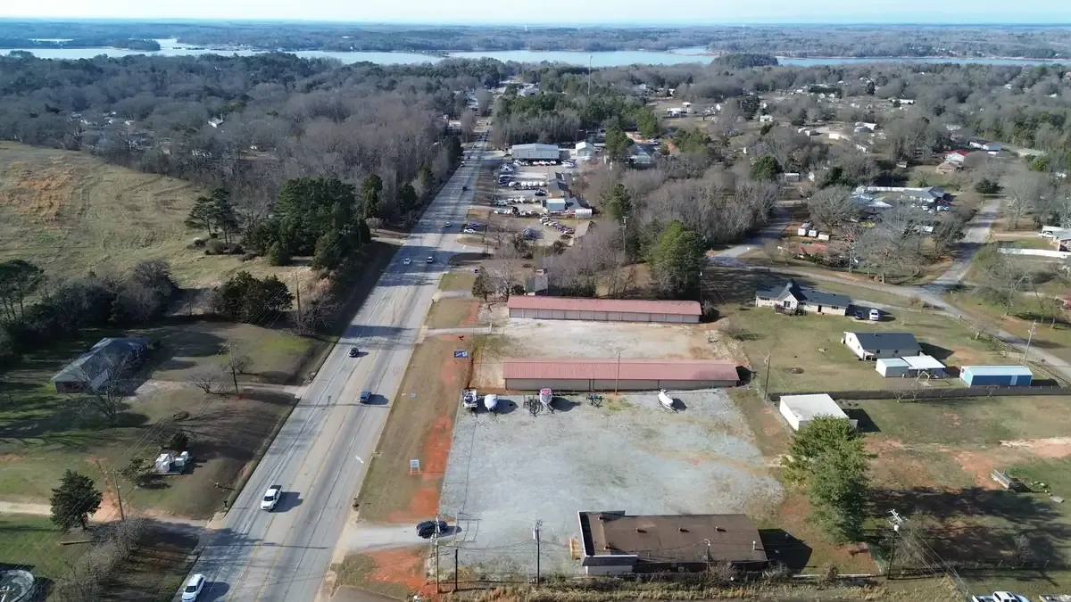 Aerial view of Iron Harbor